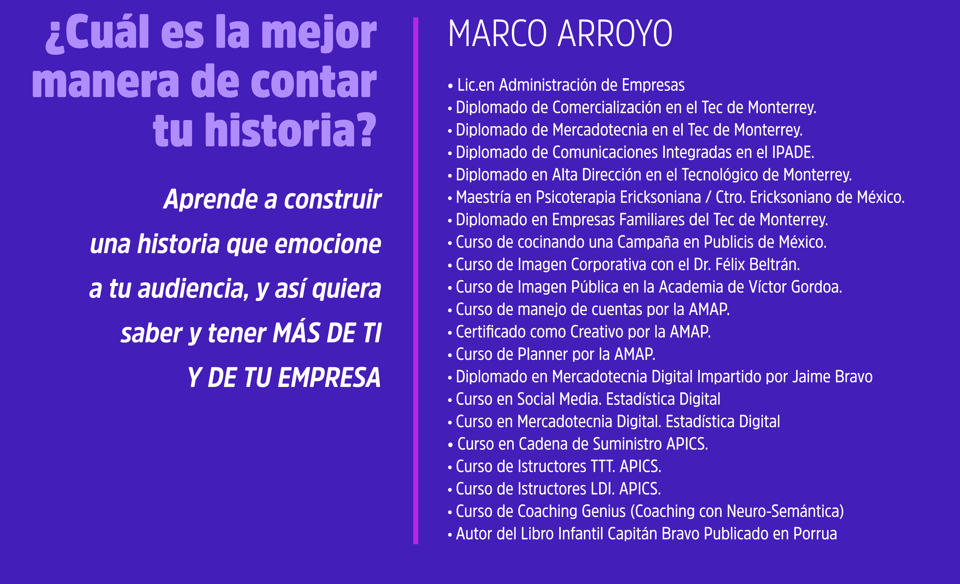 la mejor manera de contar tu historia